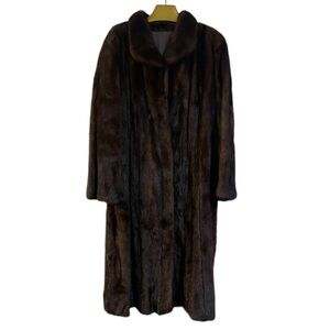 VINTAGE SAGA Genuine Vision MInk Long fur Coat